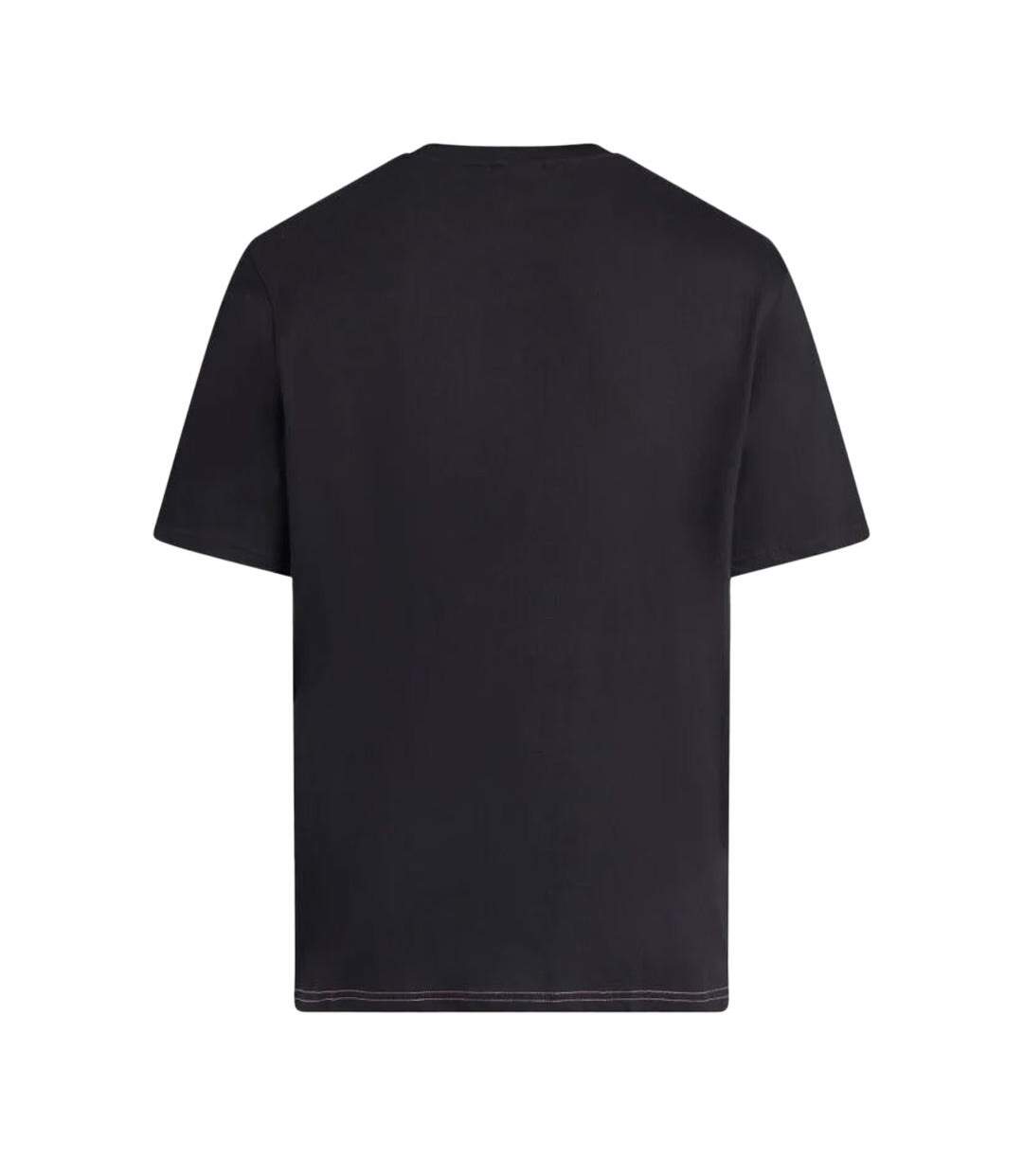 T-shirt rose/noir homme fila flat matte - l-2