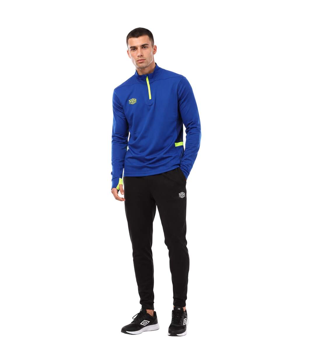 Haut De Sport Entraînement Premier Homme Bleu Jaune Umbro-1