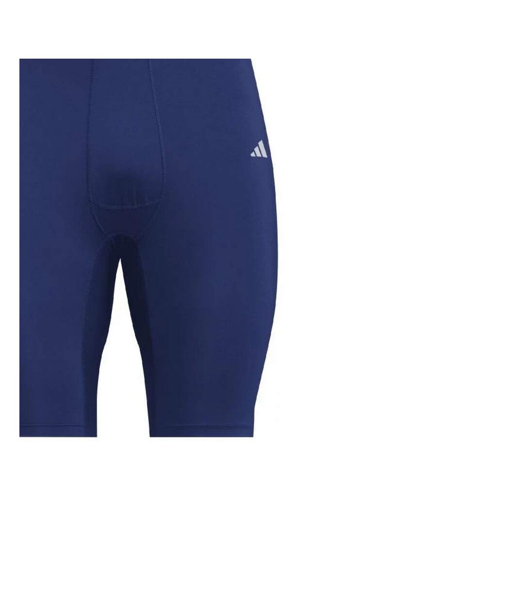 Short De Compression Techfit Homme Bleu Marine Foncé Adidas-3