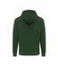 Unisex Adult Abisko Recycled Cotton Full Zip Hoodie Forest Green Iqoniq-3