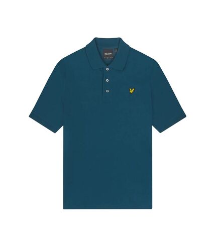 Mens plain polo shirt apres navy Lyle & Scott