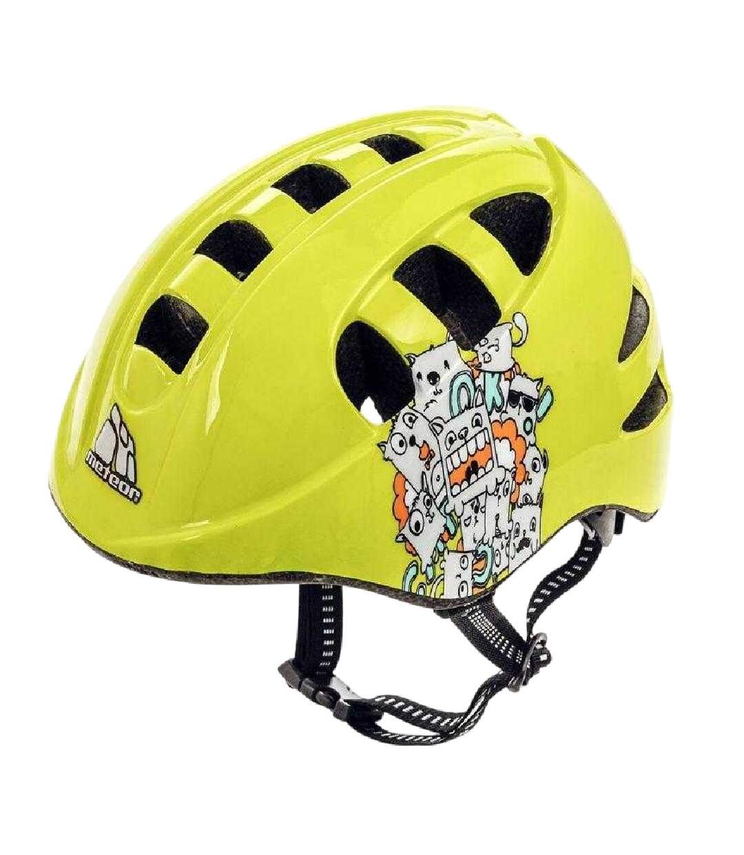 Childrens/kids Ma-2 Bike Helmet S Yellow Meteor-1