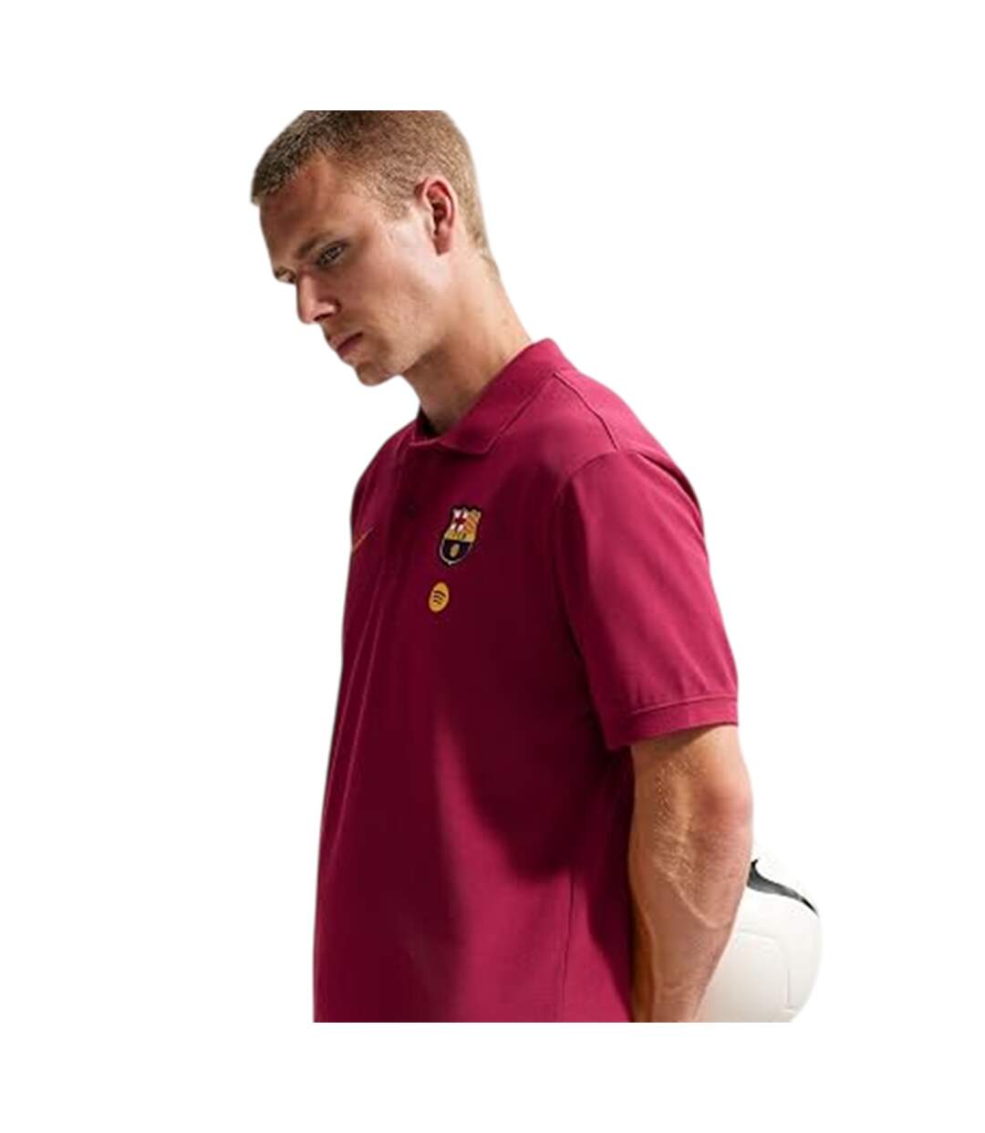 Mens Fc Barcelona Polo Shirt Red Nike-4