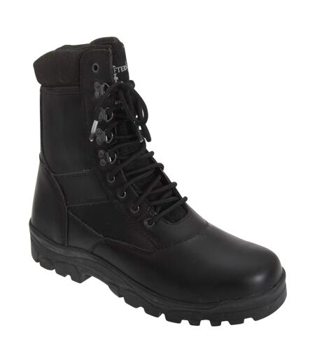 Grafters Mens Top Gun Thinsulate Lined Combat Boots (Black) - UTDF706