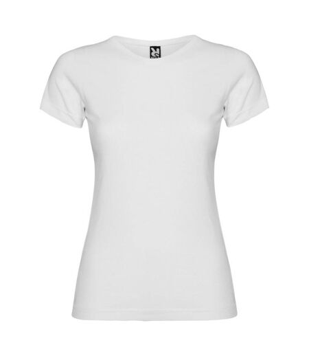 T-shirt jamaica femme blanc Roly