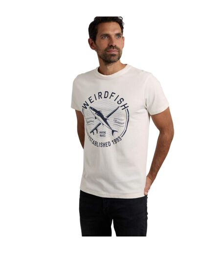 T-shirt Hudson Homme Blanc Weird Fish