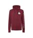 Mens Logo Polycotton Hooded Hoodie Red Money-1