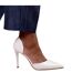 Womens/ladies athens patent faux leather pointed stiletto heel high heels white Where´s That From