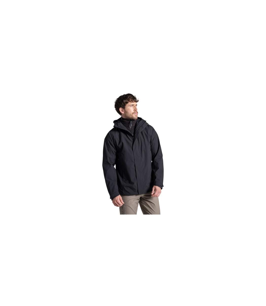 Mens Basecamp 3 In 1 Jacket Black Craghoppers Expert-1