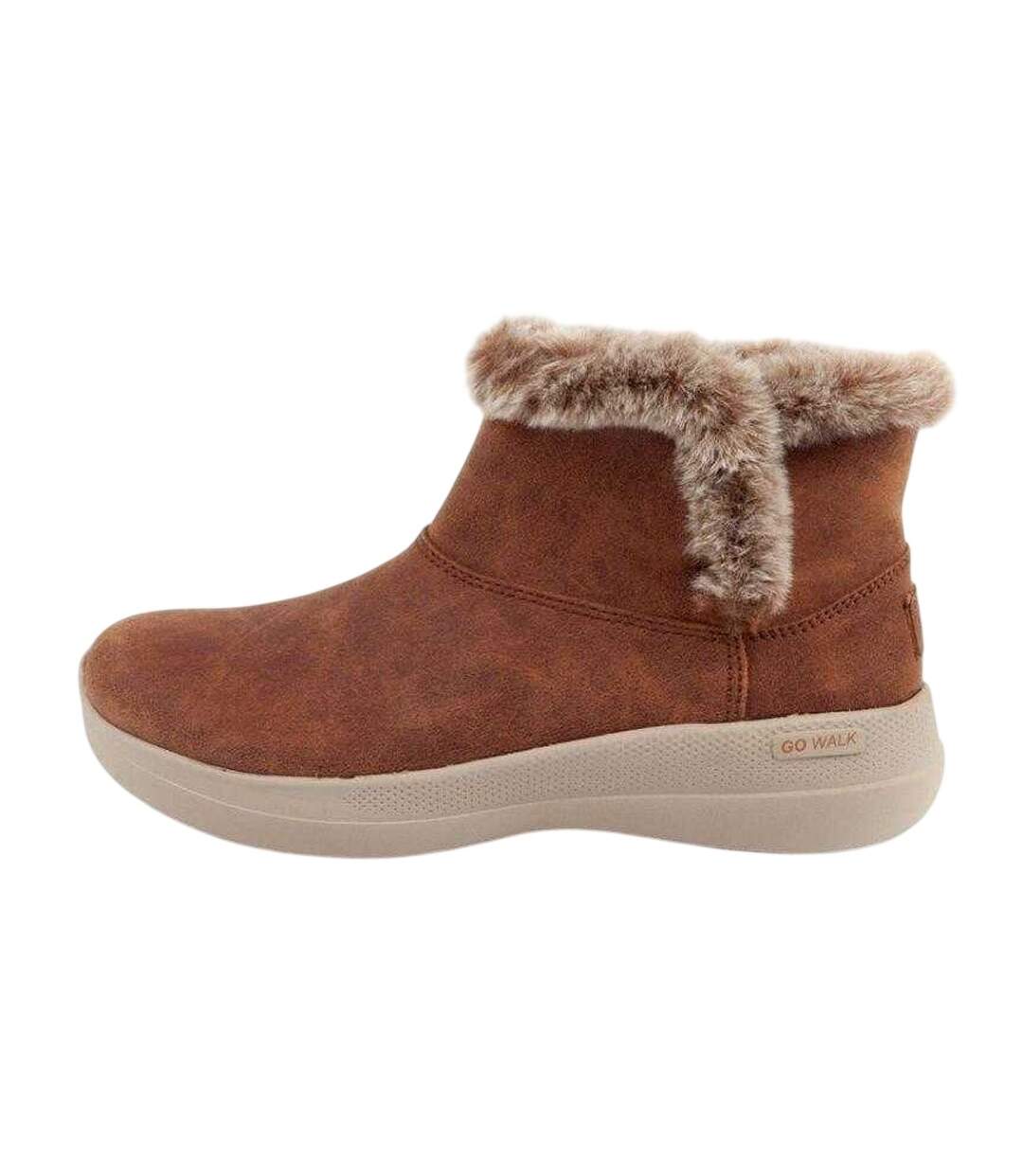 Après-skis Go Walk Femme Marron Skechers-3