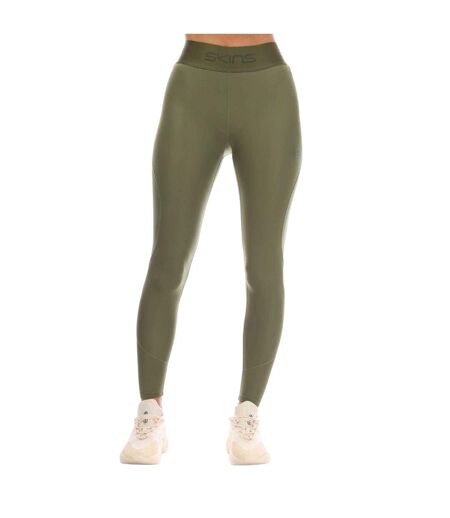 Legging Series-2 Femme Vert Kaki Skins