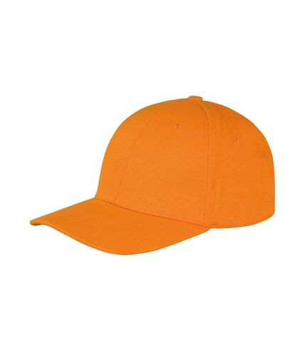 Result Headwear Unisex Adult Memphis Brushed Cotton Cap (Orange) - UTPC5745