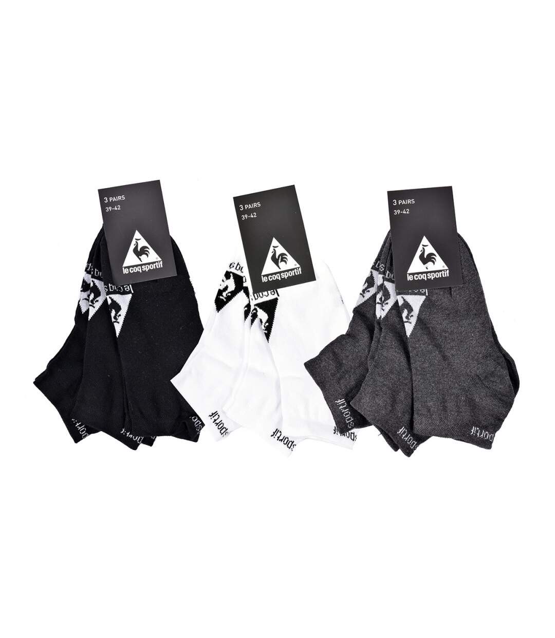 Chaussettes homme SNEAKER Le Coq Sportif - Pack de 9-3