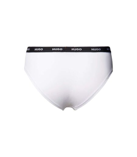 Womens/ladies Mid Rise Briefs White Hugo