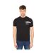 Mens Tatick Brushed Cotton T-shirt Black Duck And Cover-2