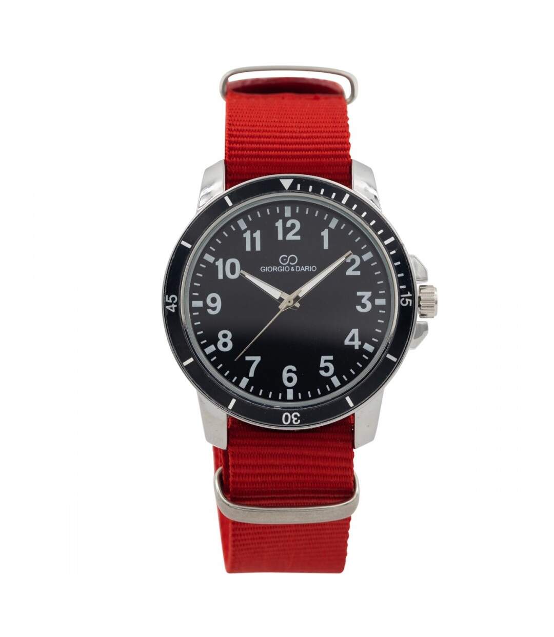 Montre Homme Fashion Tissu Rouge GIORGIO