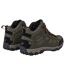 Chaussures De Marche Edgepoint Homme Vert Kaki Foncé Orange Regatta-2