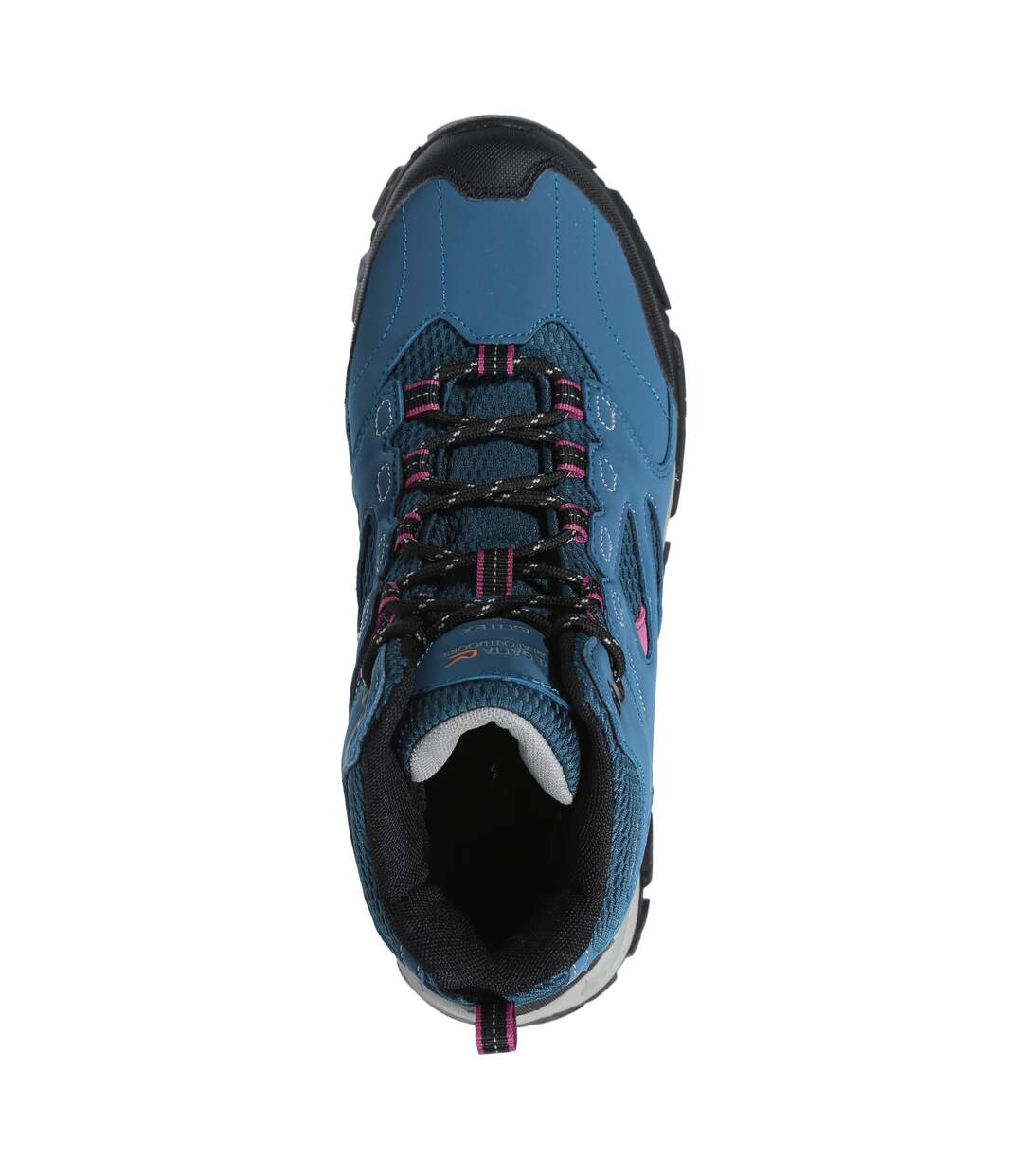 Womens/ladies Holcombe Iep Mid Hiking Boots Moroccan Blue Red Violet Regatta-3