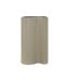 Vase Design en Métal Frankfurt 36cm Beige Foncé-1