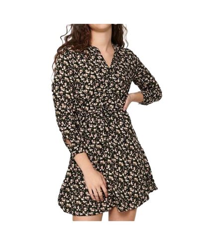 Robe Noire à Motifs Femme Only Cory - S