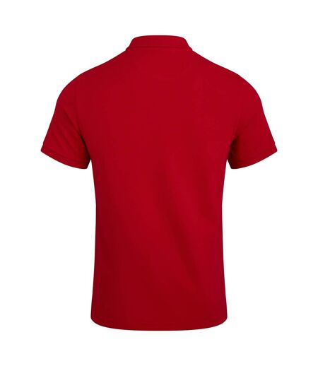 Mens Waimak Polo Shirt Flag Red Canterbury