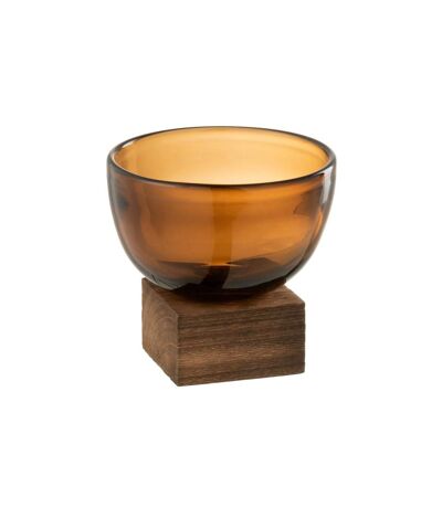 Vase sur Pied Design Bezu 12cm Marron