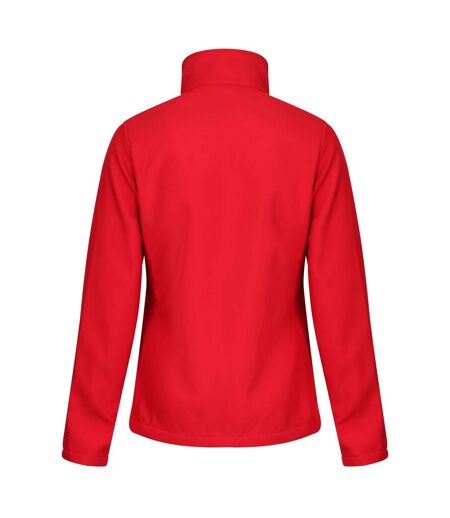 Regatta Standout Womens/Ladies Ablaze Printable Soft Shell Jacket (Classic Red/Black)