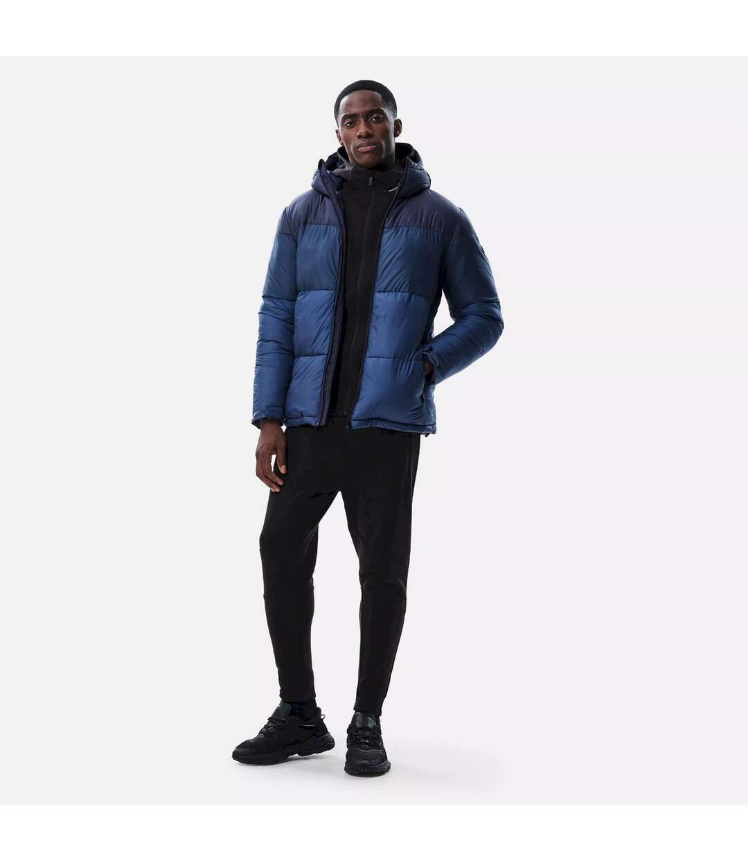 Mens Carnan Padded Jacket Black Ash Regatta-1