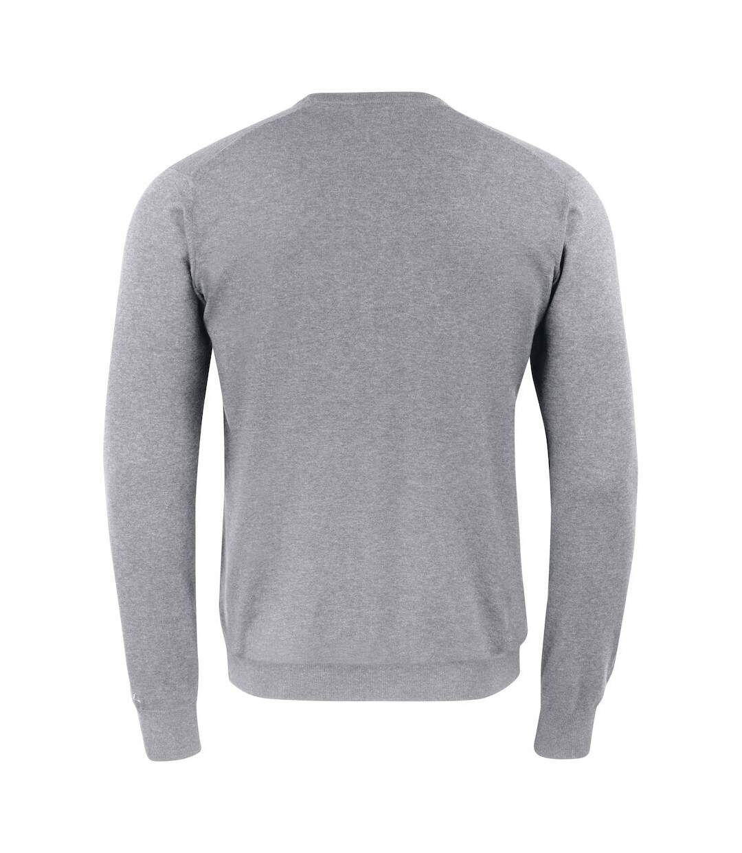 Sweat Oakville Homme Gris Chiné Cutter & Buck-2