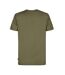 T-Shirt kaki/orange homme petrol industries classics-2