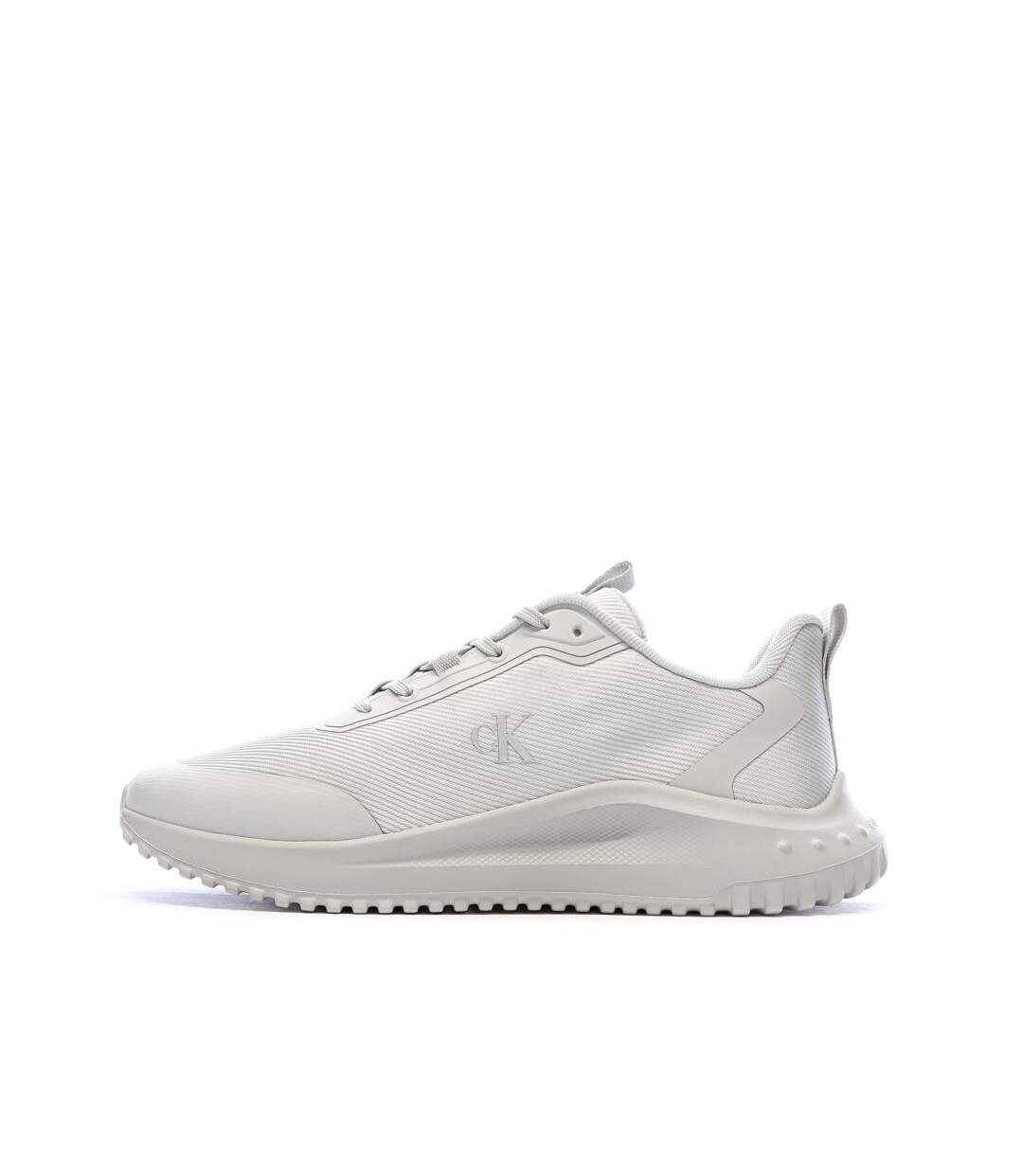 Baskets blanches homme calvin klein jeans eva-1