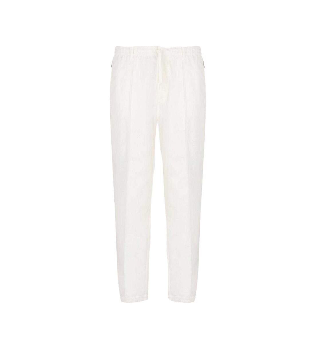 Mens Tapered Trousers White Emporio Armani EA7-2
