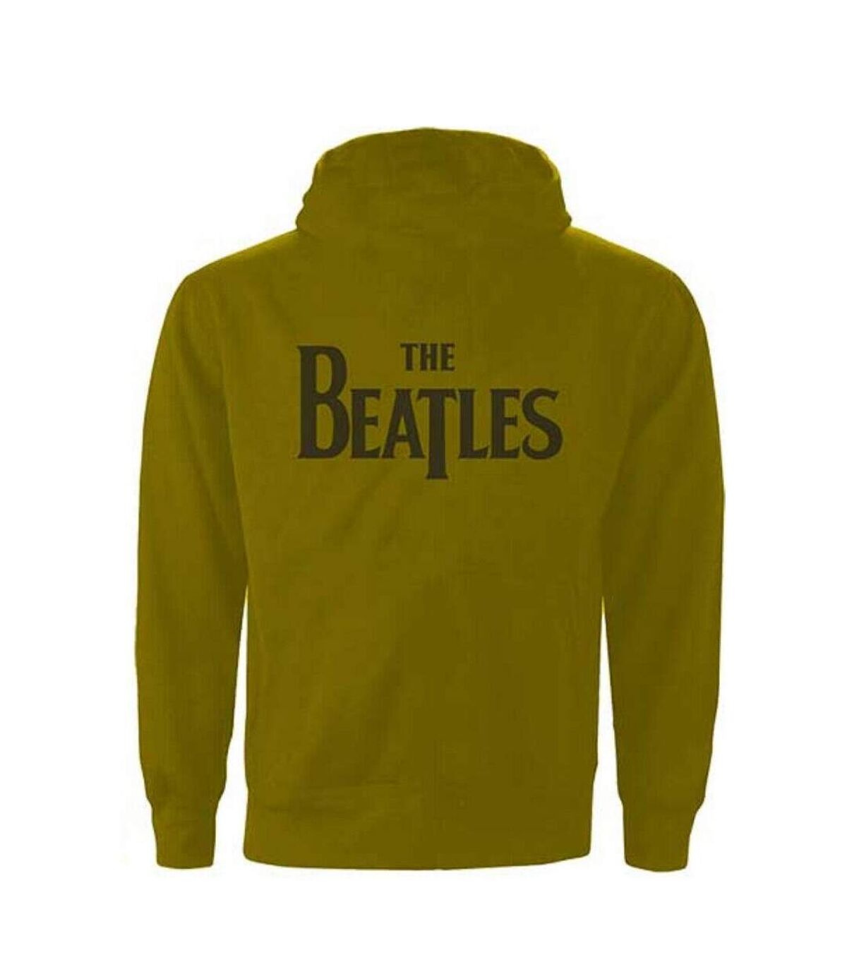 The Beatles Unisex Adult Drop T Logo Full Zip Hoodie (green) - Utro288 