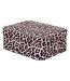 Lot de 4 Boîtes Déco Léopard Polybox 39cm Marron-5