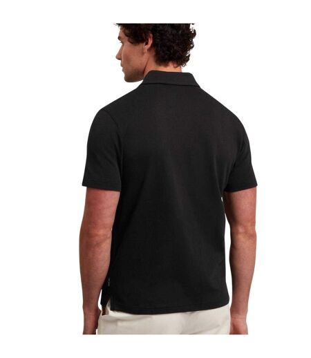 Mens Polo Shirt Black Ted Baker