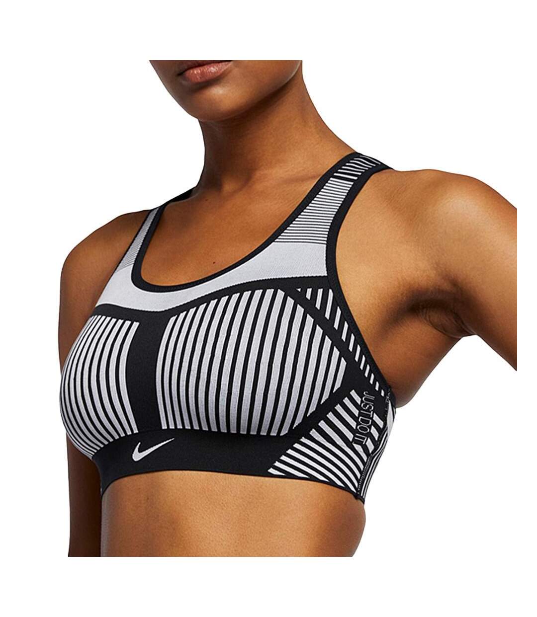 Brassière Noir/Blanc Femme Nike Fenom Flyknit - S-1