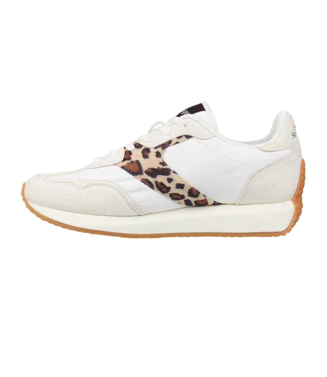 Baskets Slaz Lyon Classic Femme Blanc Beige Noir Slazenger-3
