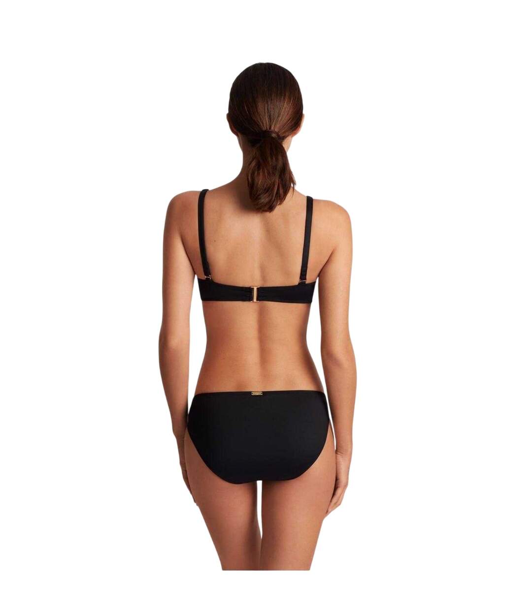 Ensemble Maillot De Bain 2 Pièces Motif/style Bague Femme Noir Ralph Lauren-3