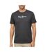 T-Shirt gris foncé homme pepe jeans eggo-1