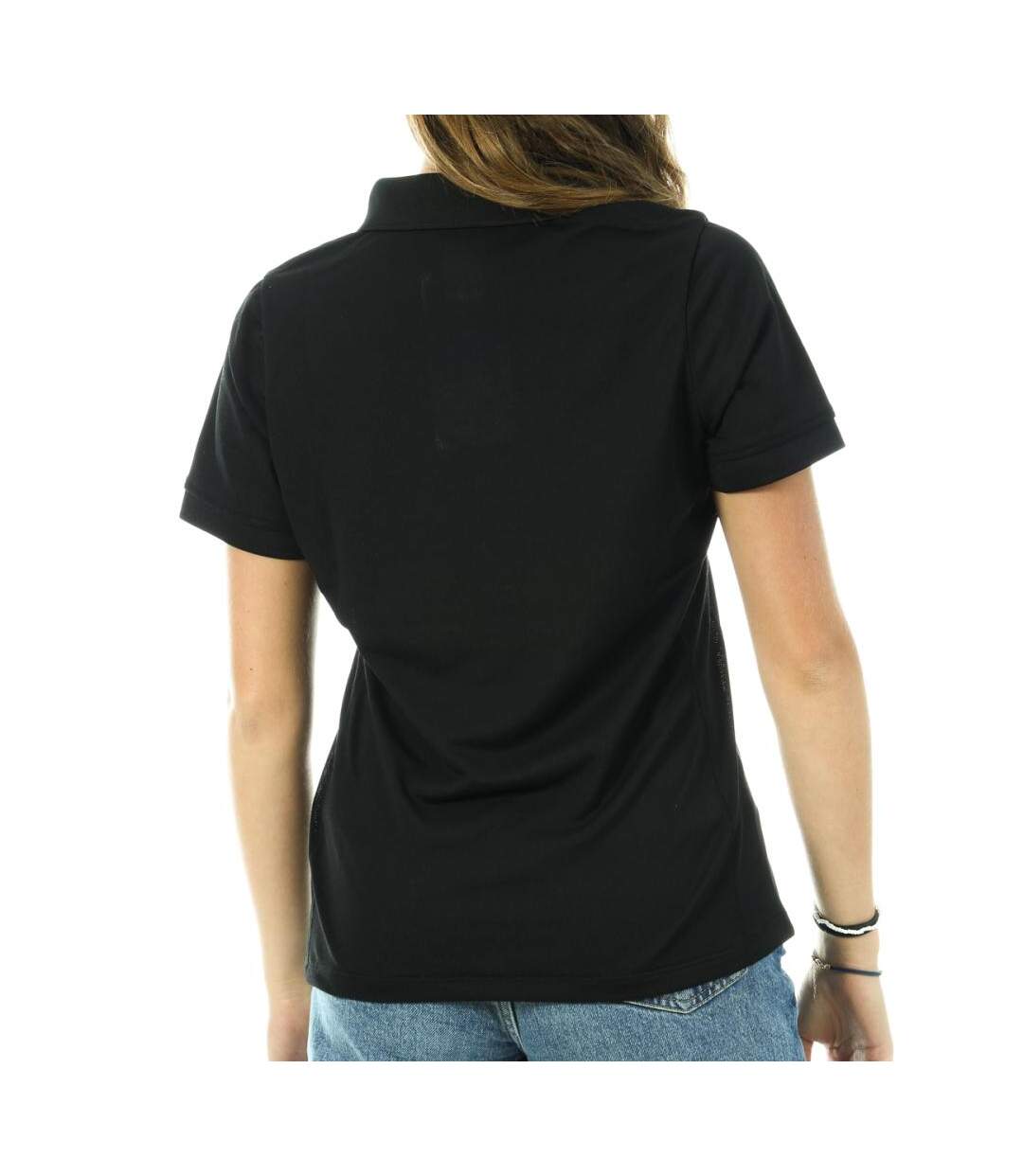 Polo noir femme odlo georgia-2
