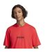 T-shirt Motif/style Linéaire Homme Rouge Orange Adidas-4