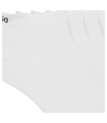Lot De 6  Socquettes Discrètes Adulte Blanc Hugo