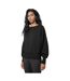 Sweat Motif/style Logo Femme Noir 4F-1