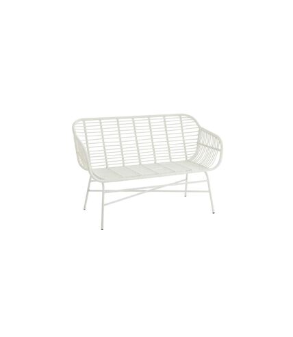 Banc de Jardin Design Celeste 128cm Blanc