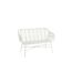 Banc de Jardin Design Celeste 128cm Blanc