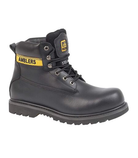 Amblers Steel Mens FS9 Steel Toe Cap Boot / Mens Boots (Black) - UTFS235
