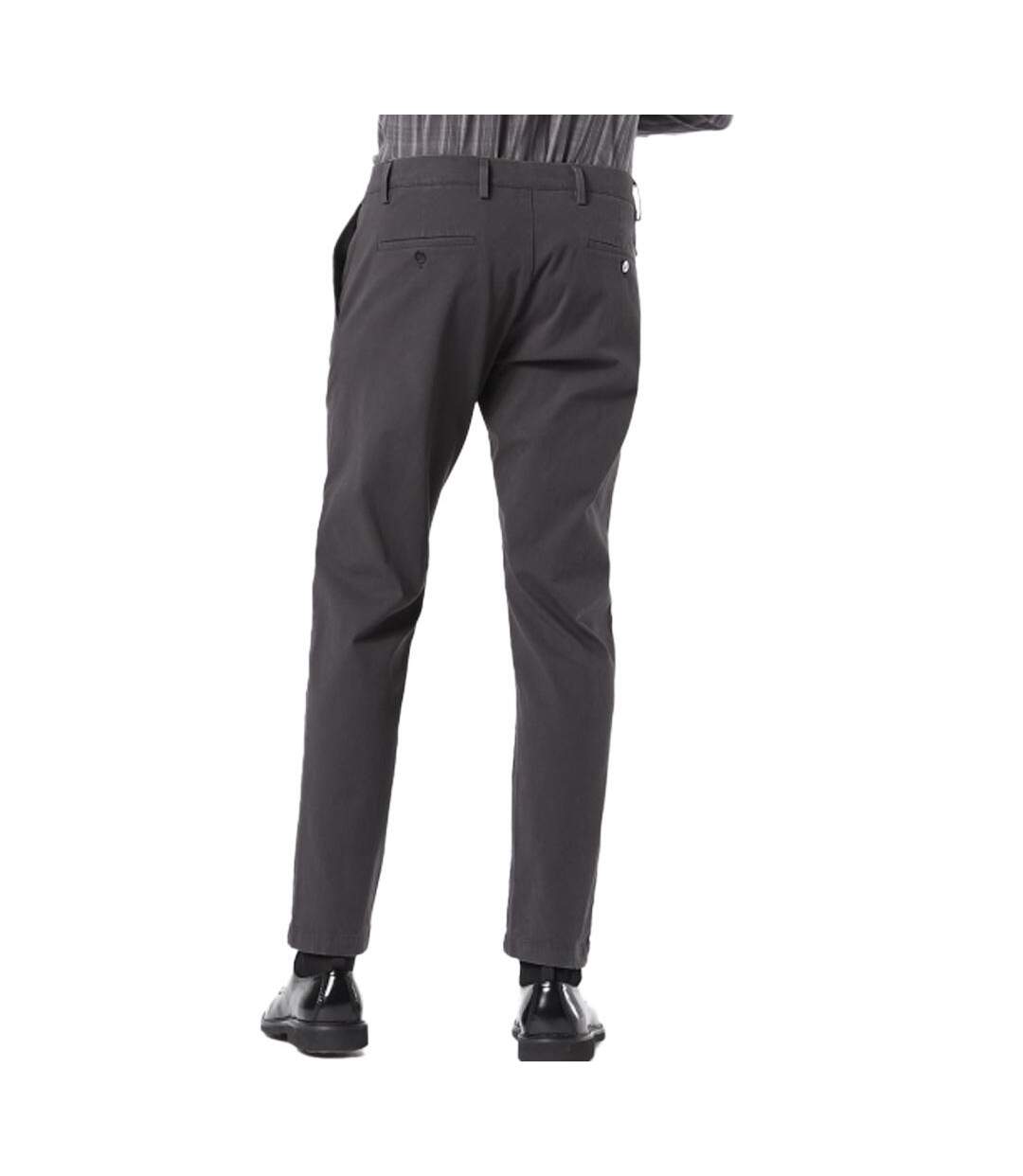 Pantalon chino gris foncé homme dockers motion-2