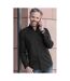 Collection Mens Long Sleeve Easy Care Oxford Shirt Black Russell-1