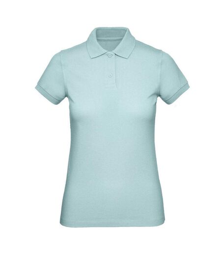 Womens/ladies inspire polo shirt millennial mint B&C