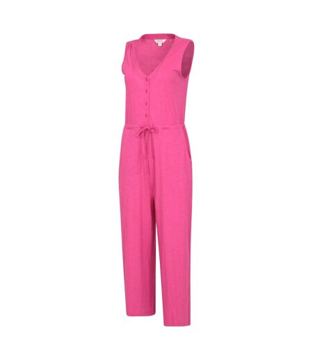 Womens/ladies bahamas jumpsuit bright pink Mountain Warehouse